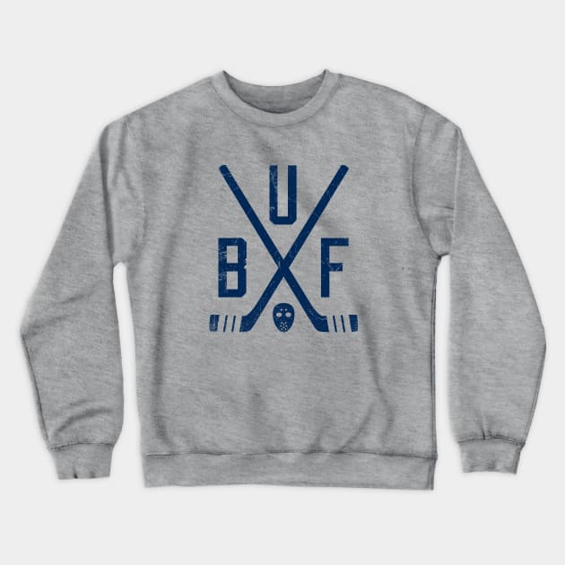 BUF Retro Sticks - Yellow Crewneck Sweatshirt by KFig21